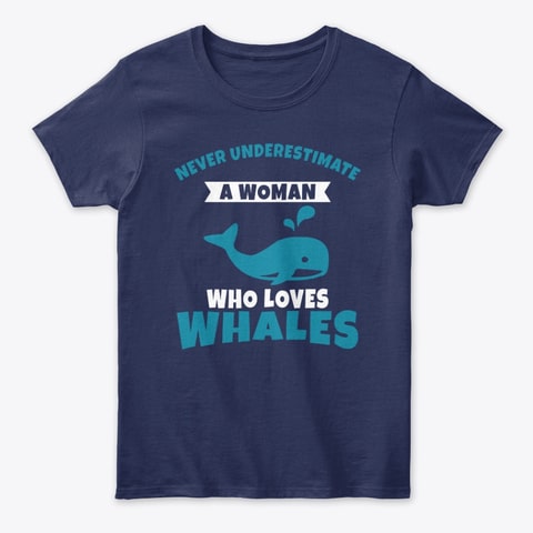 Whale Lover Woman Gift Tees