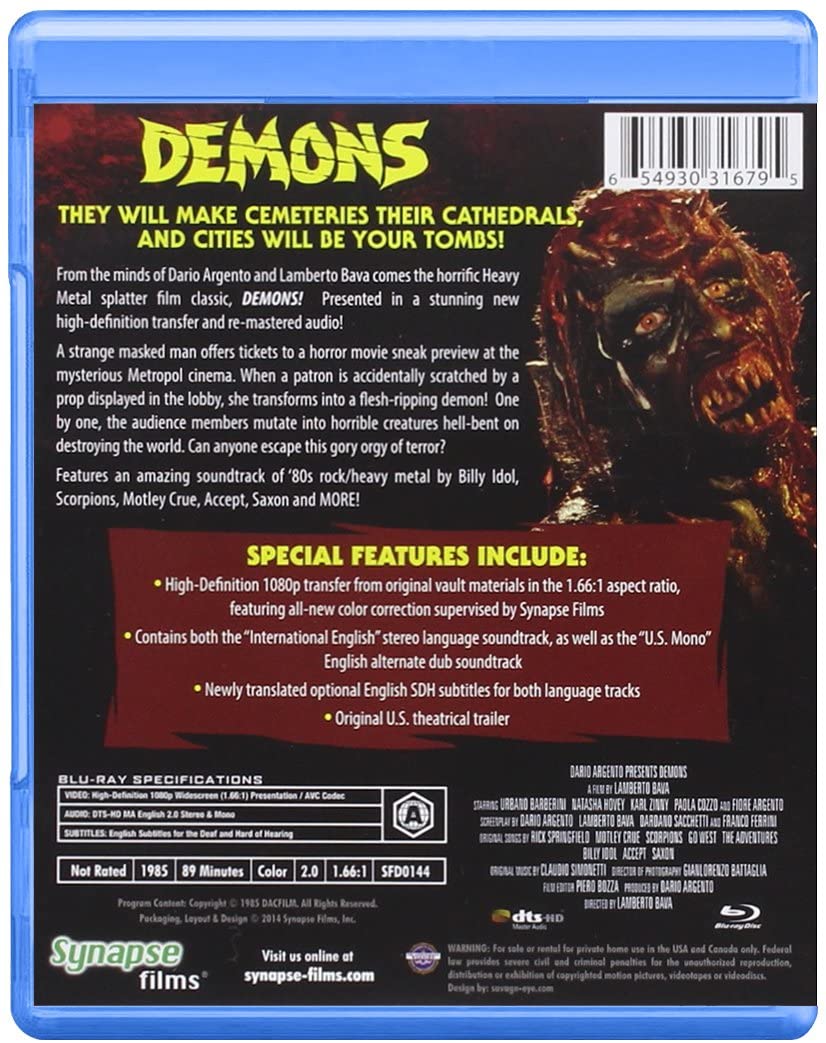 Demons [BluRay]