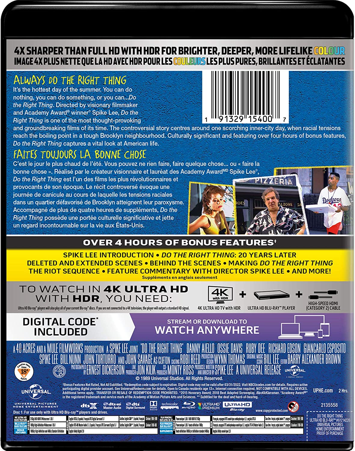 Do The Right Thing (4K-UHD) [BluRay]