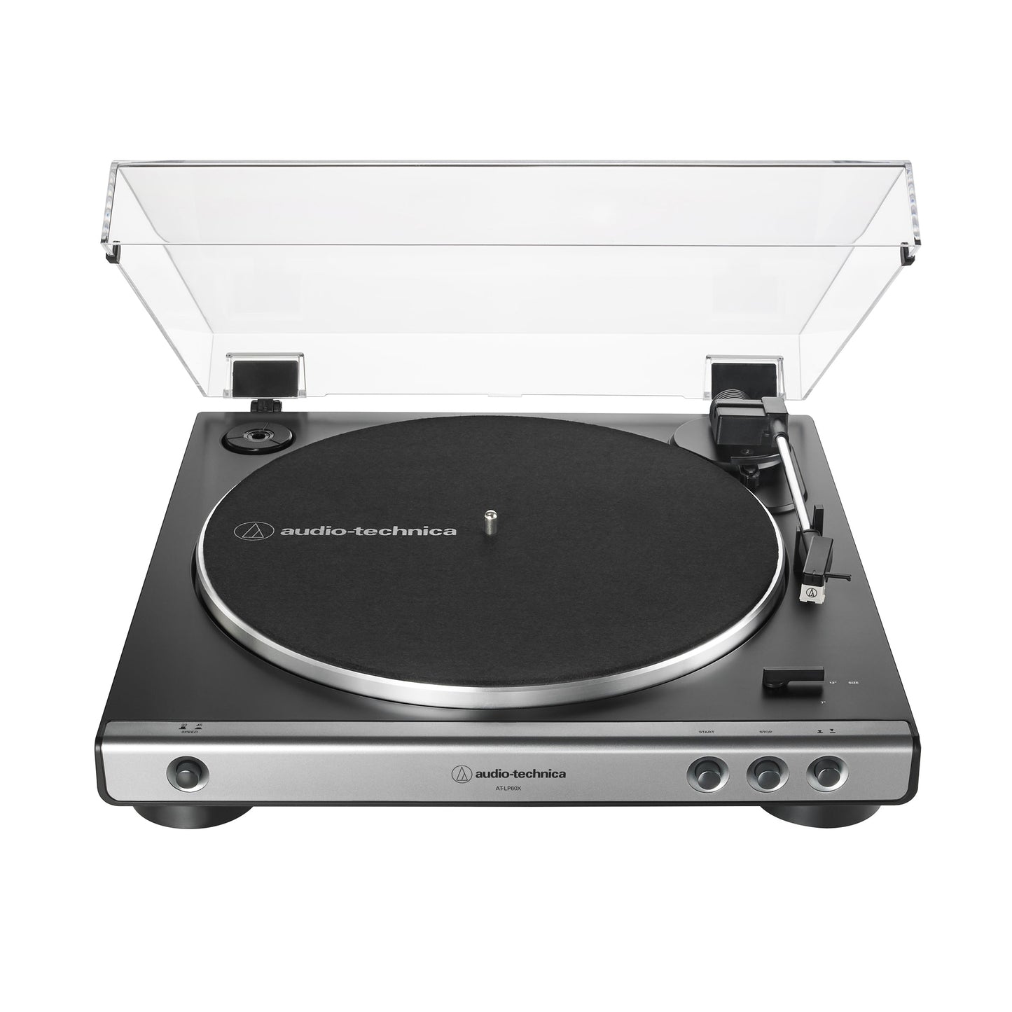 Audio-Technica: AT-LP60X-GM Automatic Turntable - Gunmetal Silver