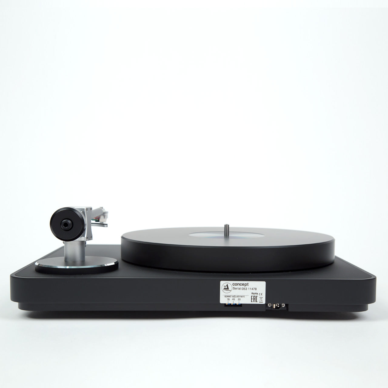 Clearaudio: Concept AiR Black Turntable - Concept Tonearm / Concept Cartridge (Open Box Special)