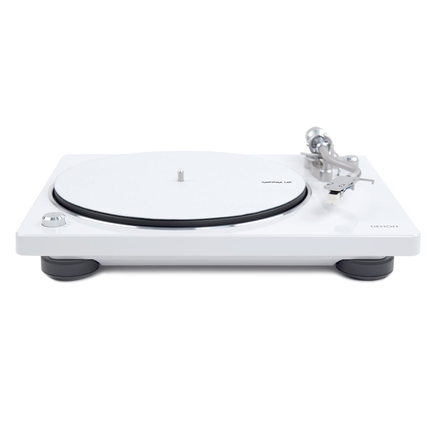 Denon: DP-400 Semi-Automatic Turntable - White (DP400WT)