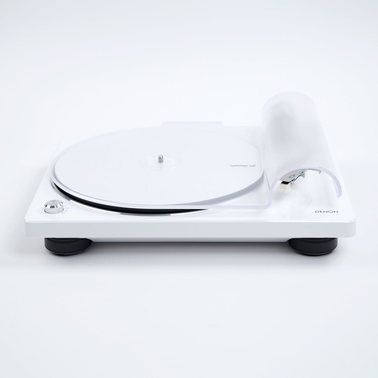 Denon: DP-400 Semi-Automatic Turntable - White (DP400WT)