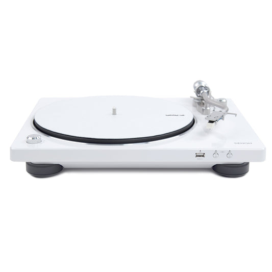 Denon: DP-450USB Turntable - White (DP450USBWT)