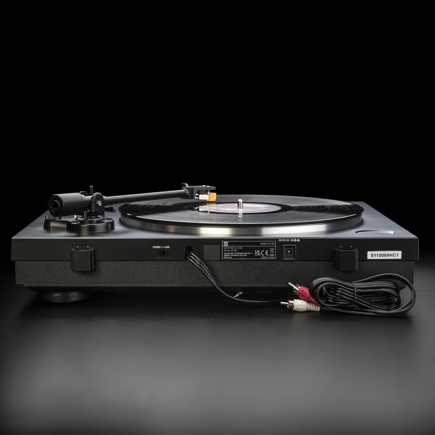 Dual Electronics: CS 329 Fully Automatic Turntable - Black (Open Box Special)