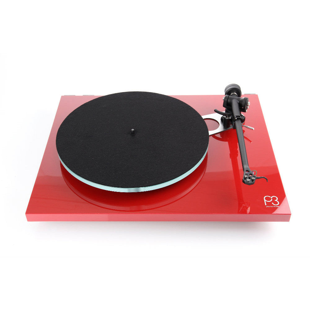 Rega: Planar 3 Turntable - Gloss Red / No Cart