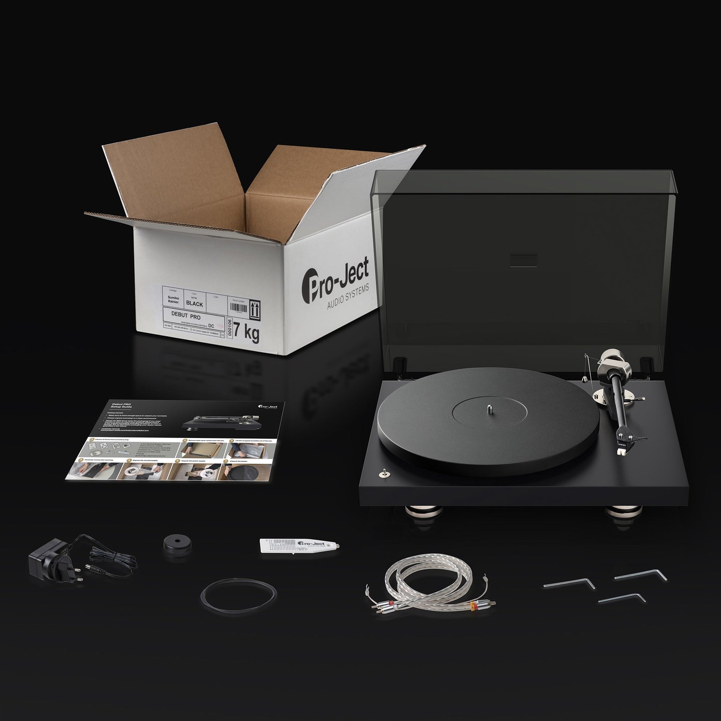 Pro-Ject: Debut PRO Turntable - Satin Black