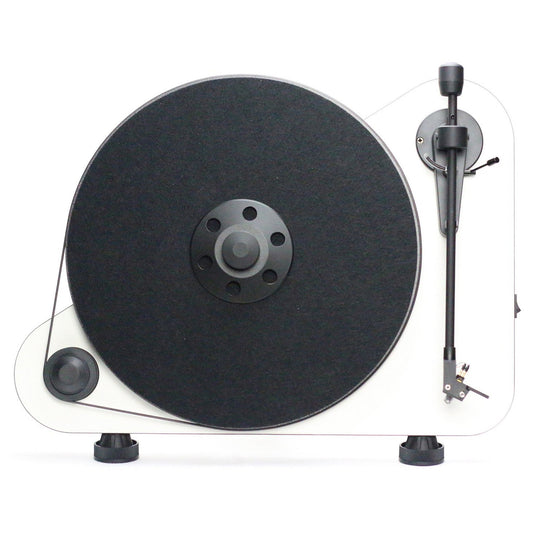 Pro-Ject: Vertical Turntable Right w/ Bluetooth - White (VT-E BT R) -  (Open Box Special)