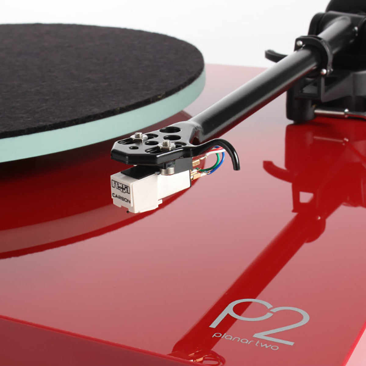 Rega: Planar 2 Turntable - Gloss Red