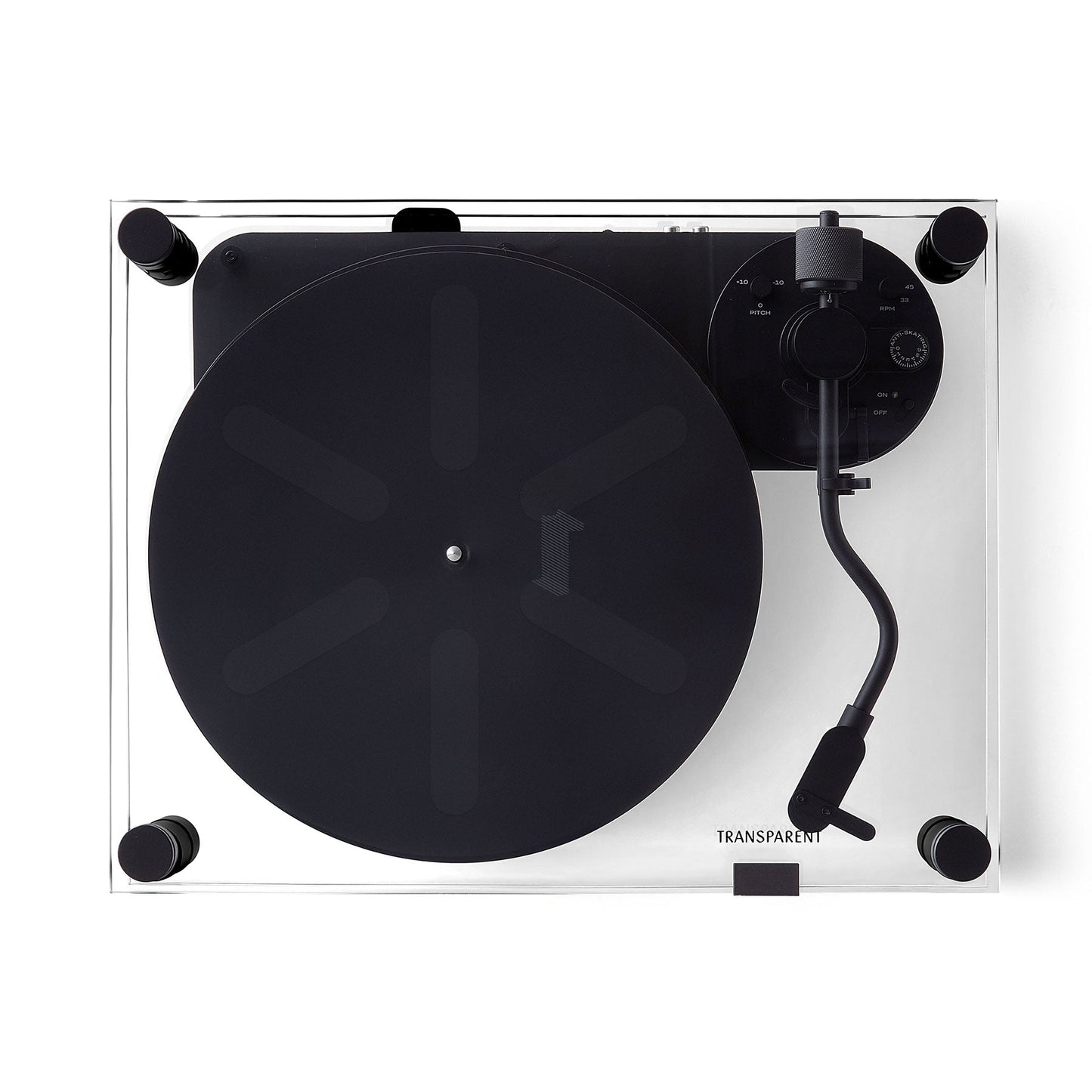 Transparent: Transparent Turntable w/ Bluetooth