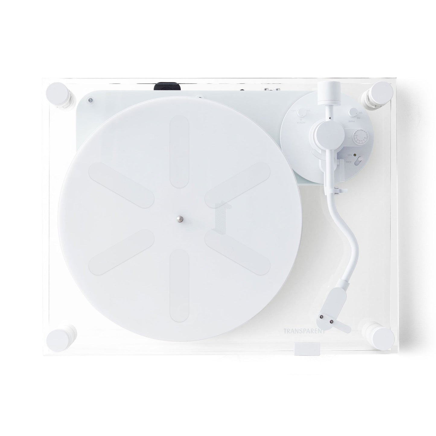 Transparent: Transparent Turntable w/ Bluetooth